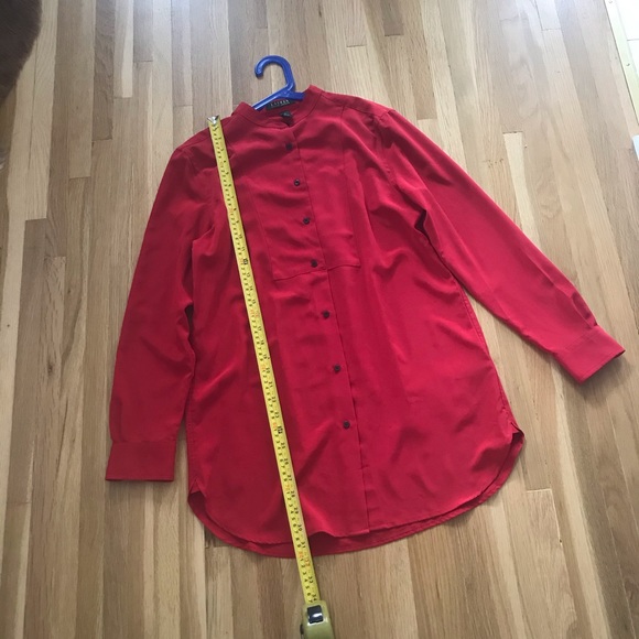 Ralph Lauren Shirt dress , bright red color , - Picture 7 of 7
